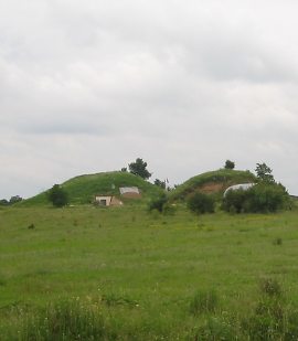 Der Grabhügel des thrakischen Königsgrabes in Sveshtari